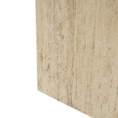 MGO Handmade Planter Box, Travertine Finish, 27''H