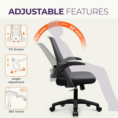 Office Desk Computer Gaming Chair with Executive Ergonomic Lumbar Back