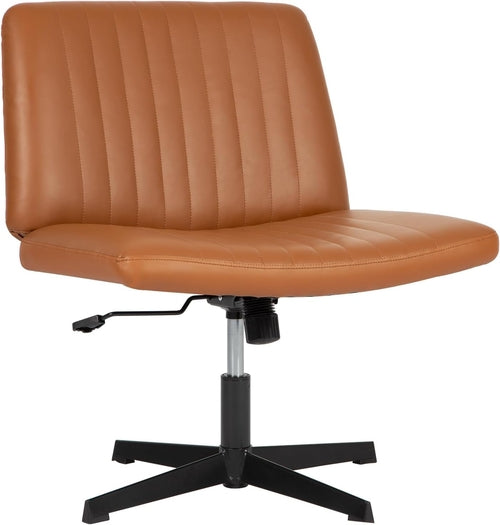 Criss Cross Chair,Armless Cross Legged Office Chair,Wide Comfty Desk