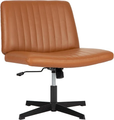Criss Cross Chair,Armless Cross Legged Office Chair,Wide Comfty Desk