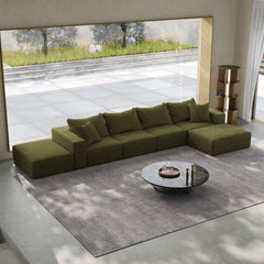 Oversized sponge cloud sofa,Modern Upholstered Sectional Sofa Couch
