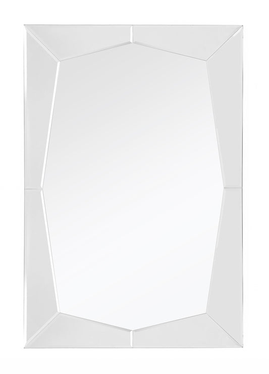 Queen Etched Beveled Bathroom/Vanity Mirror