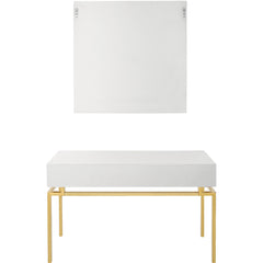 Dynasty Wall Mirror and Console Table