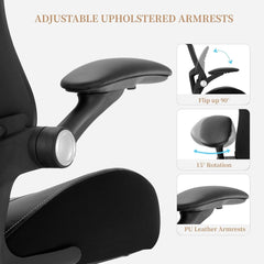 Big and Tall Office Chair 400Lbs, Heavy Duty Ergonomic Computer Desk