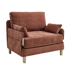 Mid-Century Modern Foldable Sofa Bed Recliner, 3-in-1 Convertible