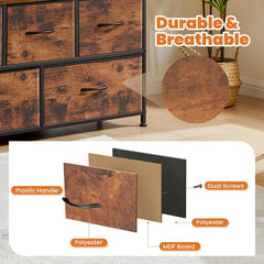 TV Stand for Bedroom, TV Dresser for 45 Inches, Media Console Table,