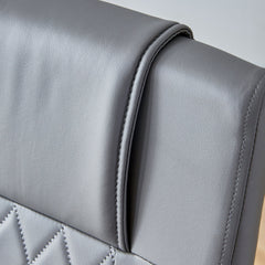 Modern Dining Chairs with Faux Leather Padded Seat Dining Living Room