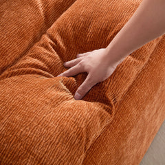 Accent Armless Chair Lazy Floor Seating, Single Chair Sofa Lounger