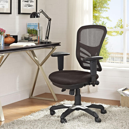 Articulate Ergonomic Mesh Office Chair in Brown