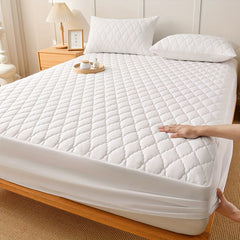 Luxury Quilted Waterproof Mattress Protector  Hypoallergenic