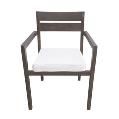 Acacia Wood Outdoor Dining Table And Chairs Suitable For Patio,