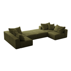 Oversized sponge cloud sofa,Modern Upholstered Sectional Sofa Couch