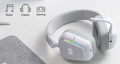 Redragon H868 3-Mode Wireless RGB 7.1 Surround Sound Noise-canceling Microphone Gaming Headset Over-Ear Headphones