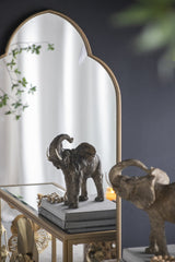 22.4x1x48' Champagne Gold Decorative Wall Mirror with Notched Edges