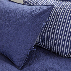 Madison Park Cotton Daybed Cover Set-Double Sided Quilting Classic Cottage Design All Season Bedding With Bedskirt, Matching