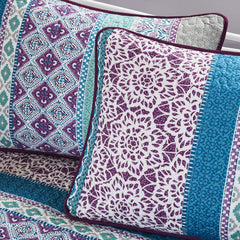 Intelligent Design Joni Cozy Daybed Cover Set - Casual Boho Pieced Design, Modern All Season Bedding Set With Bedskirt,