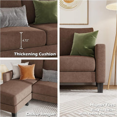 Aadvik 77.55'' Upholstered Sofa Chaise