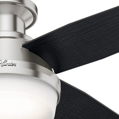 Fan Dempsey Low Profile Ceiling Fans with Lights and Remote, Flush