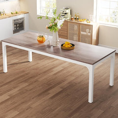 Dining Table for 6-8 People, 78-Inch Large Narrow Long Rectangular
