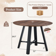 Modern minimalist round dining table and coffee table. 42 Inch