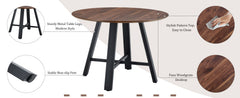 Modern minimalist round dining table and coffee table. 42 Inch