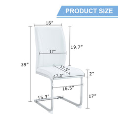 Luxury Simple Arch Chair - Set of 2 Dining Chair with High Resilience