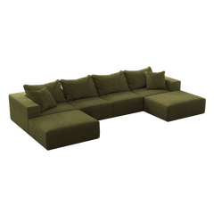Oversized sponge cloud sofa,Modern Upholstered Sectional Sofa Couch