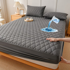 Luxury Quilted Waterproof Mattress Protector  Hypoallergenic