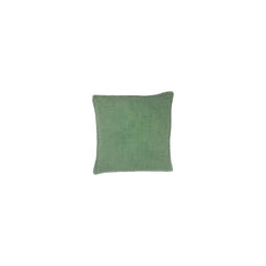 Denim Wash Muslin Pillow with Blanket Stitch 18 X 18
