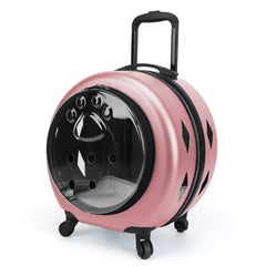 Pet suitcase, transparent cat bag, portable outdoor box, cat and dog Carriers Pet stroller, small pet suitcase