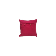 Denim Wash Muslin Pillow with Blanket Stitch 18 X 18