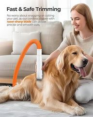 13kPa pet grooming vacuum kit cordless clipper dryer 3 air speeds smart thermostat low noise trimming drying for dogs cats
