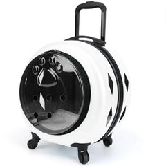 Pet suitcase, transparent cat bag, portable outdoor box, cat and dog Carriers Pet stroller, small pet suitcase