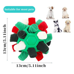 2pcs Dog Puzzle Toys Snuffle Ball Encourages Foraging Skills Training Cloth Strip with Hidden Food Interactive Dog ball Toys