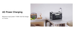 SOLARPLAY Q2501 Portable Power Station 2160WH LiFePO4 Battery with 2400W (4800W Peak) AC Output Solar Generator for Garden Party