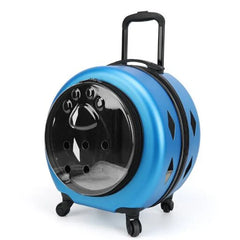Pet suitcase, transparent cat bag, portable outdoor box, cat and dog Carriers Pet stroller, small pet suitcase