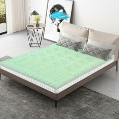 Full size 3-inch Thick Green Ergonomic Breathable Air Foam Mattress