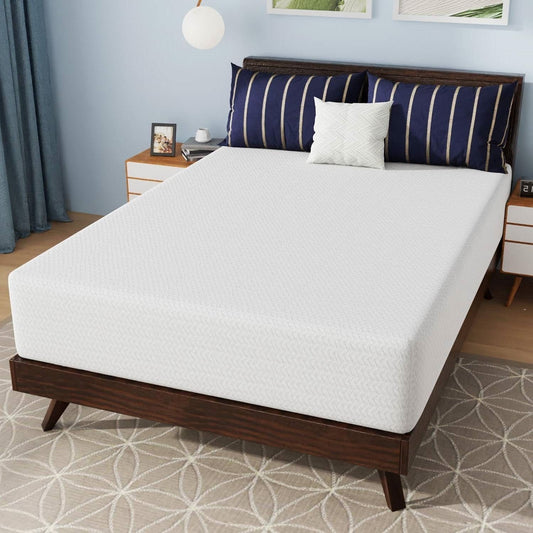 Full size 12-inch Charcoal Infused Memory Foam Mattress with Removable
