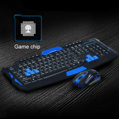 Wireless 2.4Ghz Gaming Keyboard + Mouse Combo Waterproof Optical Multimedia USB Mechanical Set Gamer игровая клавиатура