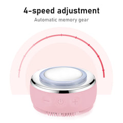 DIOZO Electric Face Cleansing Brush Pore Cleaner 2-in-1 Skin Care Cleanser Waterproof Silic Beauty Massager Tool Face Wash Brush