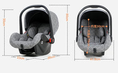 Luxury Baby Stroller 3 in 1 High Landscape Baby Cart Can Sit Can Lie Portable Pushchair Baby Cradel Infant Carrier