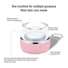 DIOZO Electric Face Cleansing Brush Pore Cleaner 2-in-1 Skin Care Cleanser Waterproof Silic Beauty Massager Tool Face Wash Brush