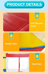 Inflatable Trampline Bouncy Castle Jumping House With Blower Inflatable Bouncer Castle Kids Courtyard Inflatable Games PlayHouse
