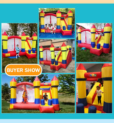 Inflatable Trampline Bouncy Castle Jumping House With Blower Inflatable Bouncer Castle Kids Courtyard Inflatable Games PlayHouse