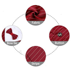Pet Formal Shirt Dog Clothing Prince Wedding Party Suit Tuxedo Bow Tie Puppy Clothes Coat Spring Summer Costume