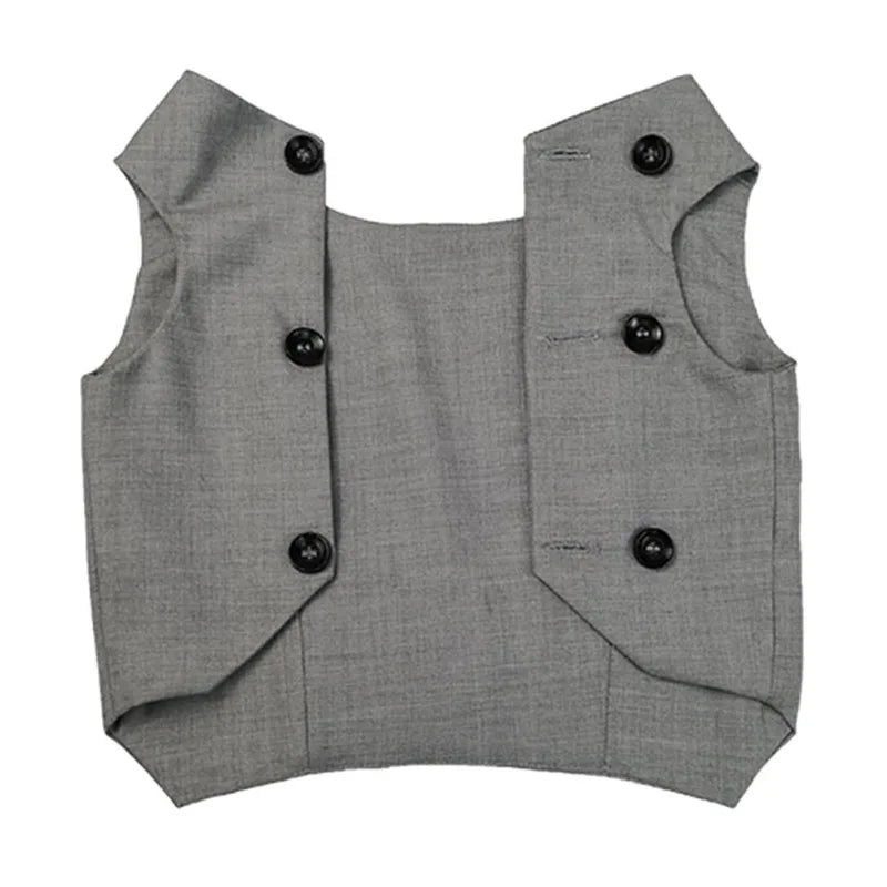 Gentleman Dog Clothes Wedding Party Suit Formal Shirt Jacket For Small Dogs Pet Outfit Halloween Christmas Costume