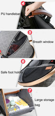 Luxury Baby Stroller 3 in 1 High Landscape Baby Cart Can Sit Can Lie Portable Pushchair Baby Cradel Infant Carrier