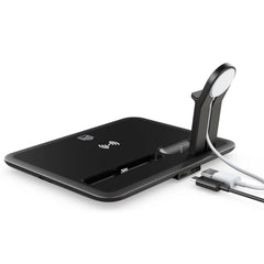 15W Fast Wireless Charger Stand For iPhone 11 12 XR X 8 Apple Watch 4 in 1 Foldable Charging Dock Station for Airpods Pro iWatch