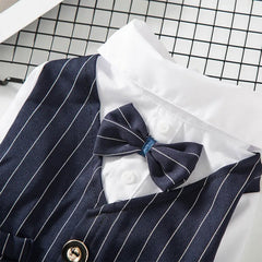 Pet Formal Shirt Dog Clothing Prince Wedding Party Suit Tuxedo Bow Tie Puppy Clothes Coat Spring Summer Costume
