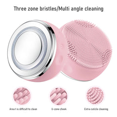 DIOZO Electric Face Cleansing Brush Pore Cleaner 2-in-1 Skin Care Cleanser Waterproof Silic Beauty Massager Tool Face Wash Brush